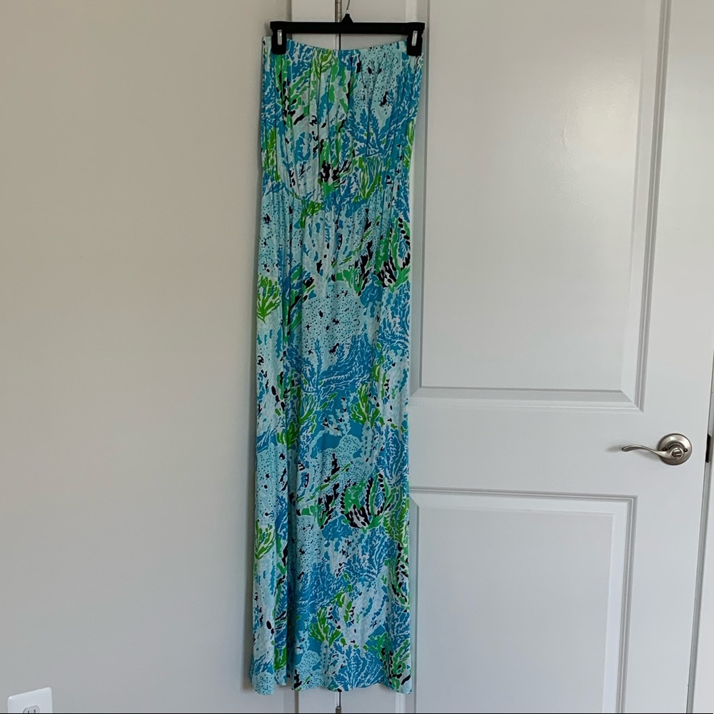 EUC Lilly Pulitzer Maxi Dress - Lets Cha Cha
